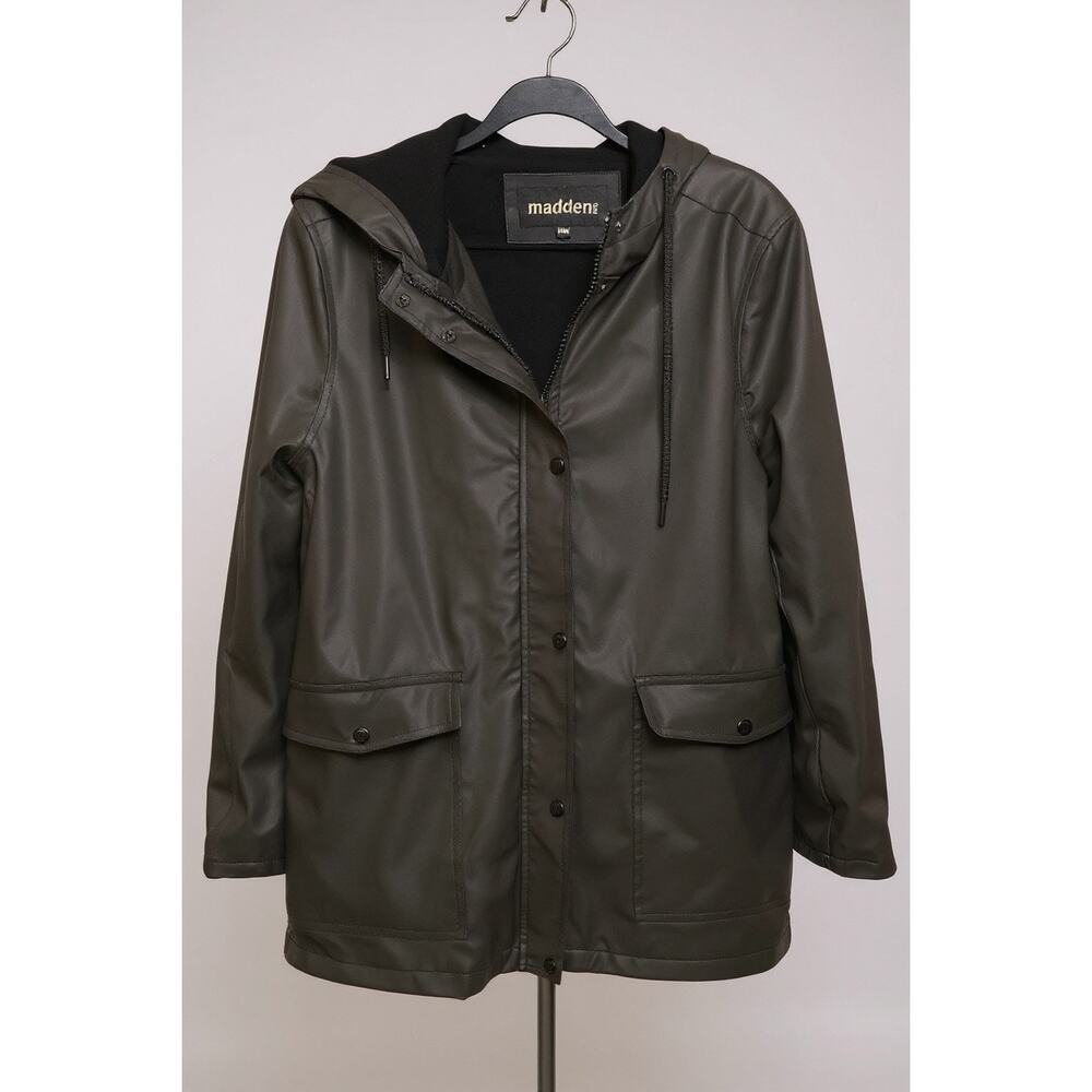 Women•‎ Madden NYC Full-Zip Black Jacket • Size M